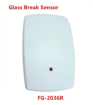 

New wireless glass break Detector with alarming Sounds works with focus alarm system