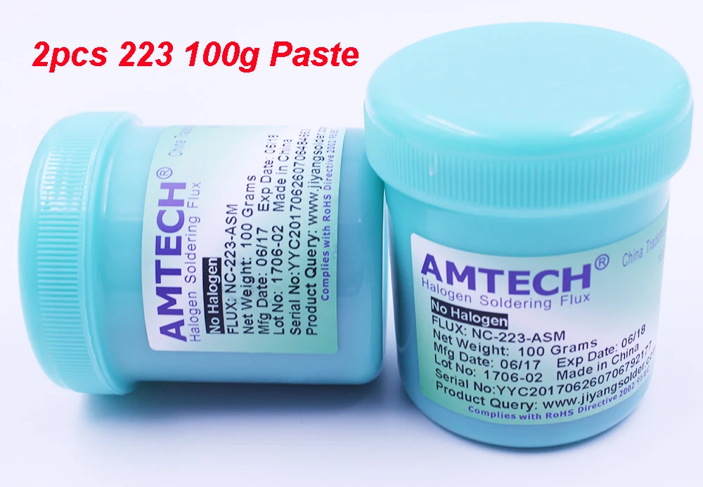 AMTECH RMA-223-UV 100g SMT/SMD BGA паяльная паста для печатной платы Rework Reballing сварочные инструменты для ремонта