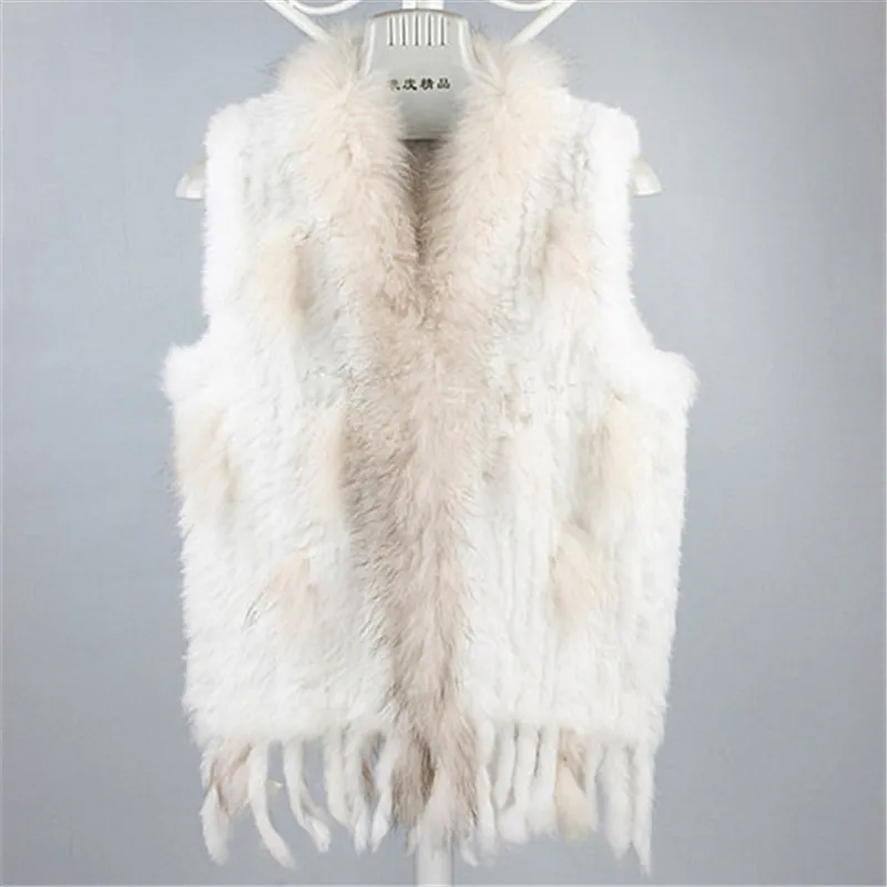 Goccia Wine Procione All'ingrosso Nuovi Coniglio Di Gray nature Genuino black Commercio Del blue Red Nature Trasporto Reale Pelliccia red 2019 rose khaki Colori Delle Browm Grey coffee camel white Collo Donne Cappotto Gilet dark beige Nappe fxdWaUO