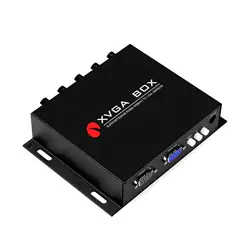 XVGA коробка RGB конвертер VGA Портативный промышленных монитор видео конвертер компактный черный Мощность адаптер США Plug Горячая дропшиппинг