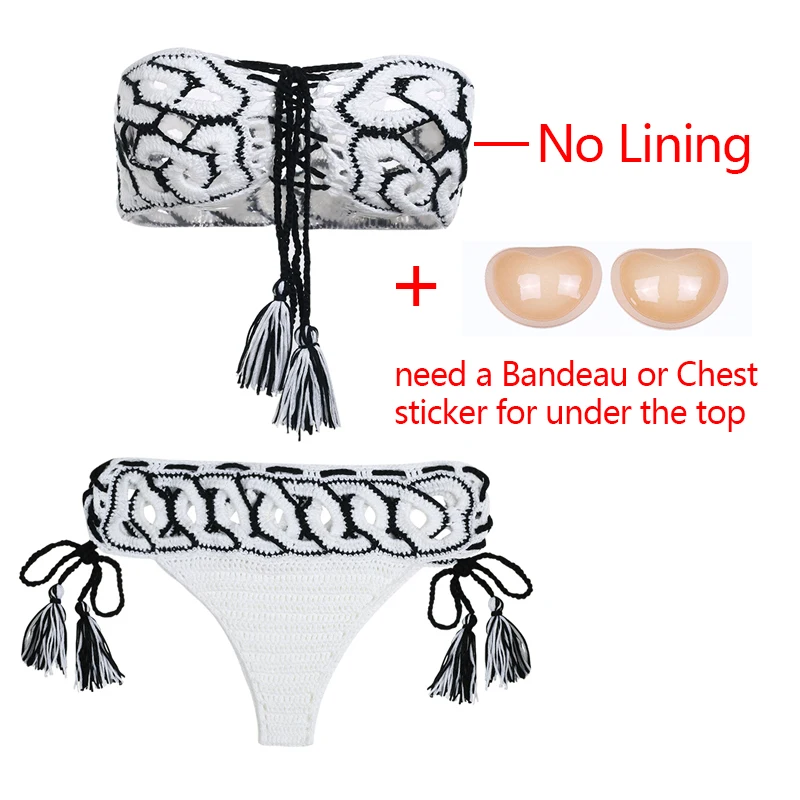 Peachtan Bandeau tassel bikinis 2019 woman crochet swimsuit female Thong swimwear bathing suit women bathers sexy micro bikini Peachtan Bandeau tassel bikinis 2019 woman crochet swimsuit female Thong swimwear bathing suit women bathers sexy micro bikini