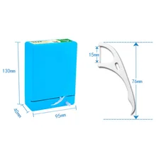 50 шт. пластиковая зубная нить зубочистка нейлоновая проволока Портативный уход за зубами очиститель для чистки зубов набор инструментов для гигиены полости рта