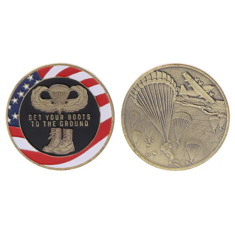 

Tourist Souvenir Airborne Paratroopers Series Commemorative Coin Coins Collection Alloy Art Craft Special Gift Souvenir Coin
