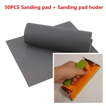 

50PCS 2000Grit sanding pad + holder profession polishing sandpaper Abrasives 135
