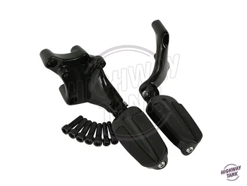 

Motorcycle Male Mount-Style FootPegs & Mount Brackets Moto Passenger Foot Rest case for Harley 883 1200 XL Sporster 2014-2016