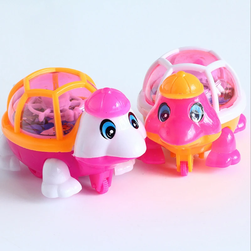 Led Light up Toys Baby Educational Pull Emitting Little Turtle Light