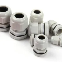 PG25 IP68 светло-серый Водонепроницаемый нейлоновый кабельный сальник для герметизации провода в течение 15-22 мм Диапазон кабелей