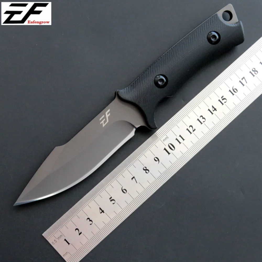 

Eafengrow EF21 440C Blade G10 Handle Fixed Blade Knife Survival Camping tool Hunting Pocket Knife tactical edc outdoor tool