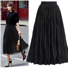 Faldas Mujer летние женские богемные винтажные скрученные большие качели комплект пуловер+ кожаная юбка пляжная юбка женская 40