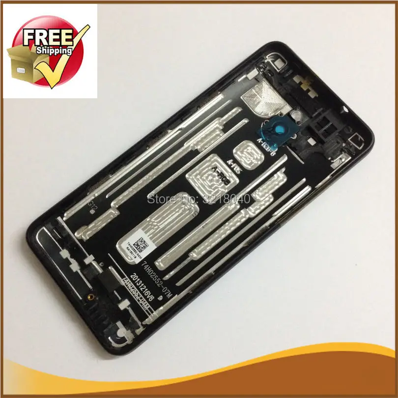 

1 pcs Back Cover Power + Volume Button For htc One Mini M4 601e 601s 601n Rear Housing Battery Case Black White Color Free ship