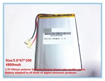 

3.7V,4800mAH (polymer lithium ion battery) Li-ion battery for tablet pc 7 inch 8 inch 9inch [5067100]