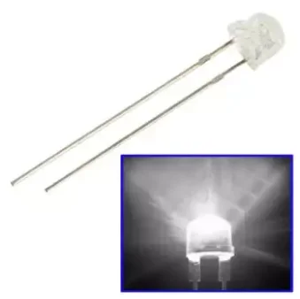 ORANGE 5mm Clear Super Bright LED/'s.. 10 Pcs USA SELLER!!!
