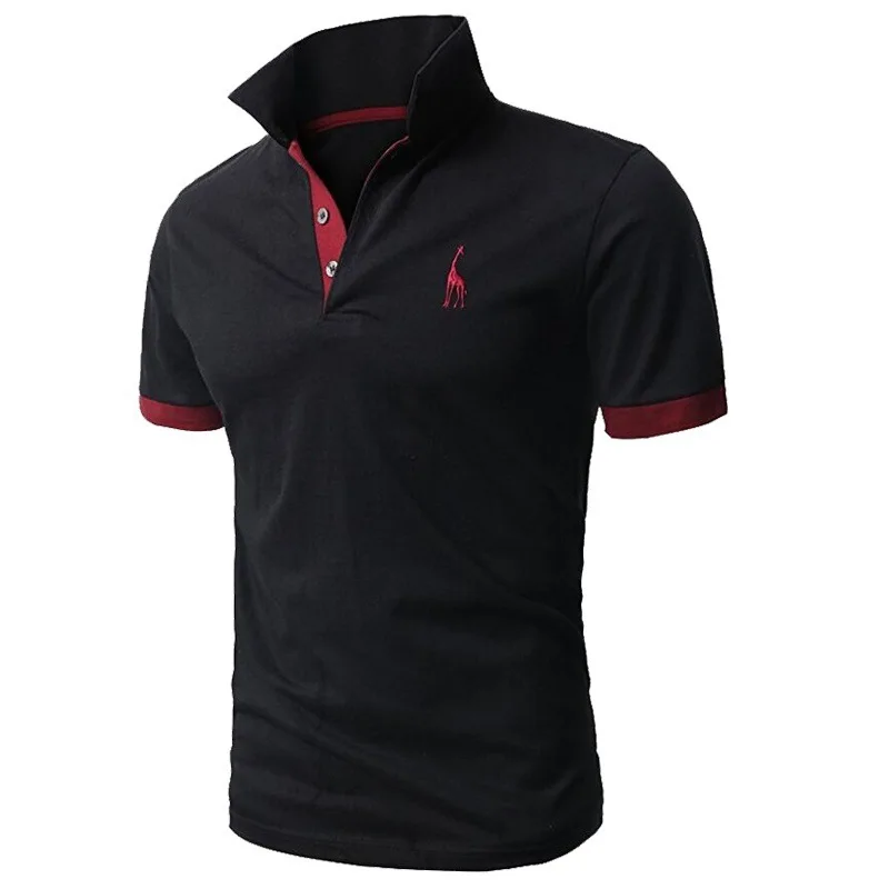 HotSaleMensPoloShirtEmbroideredCasualShortSleeveSummerT