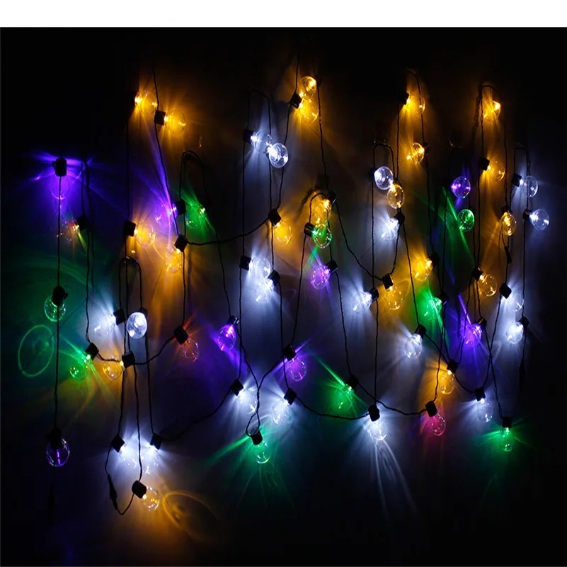 20Ft 6cm Bulb Globe String Lights With Clear Bulb Backyard Patio Lights Vintage Bulbs Decorative Outdoor Garland Wedding A1