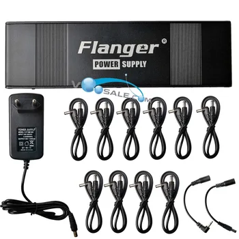 

Flanger Electric Guitar Effects Power Supply With 10 Isolated 8 Way For 9V/12V/18V Stabilized Voltage Guitar Pedal Power Supply