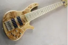 Free shipping 6 strings electric bass guitar active pickups /electric bass guitar/gold hardware