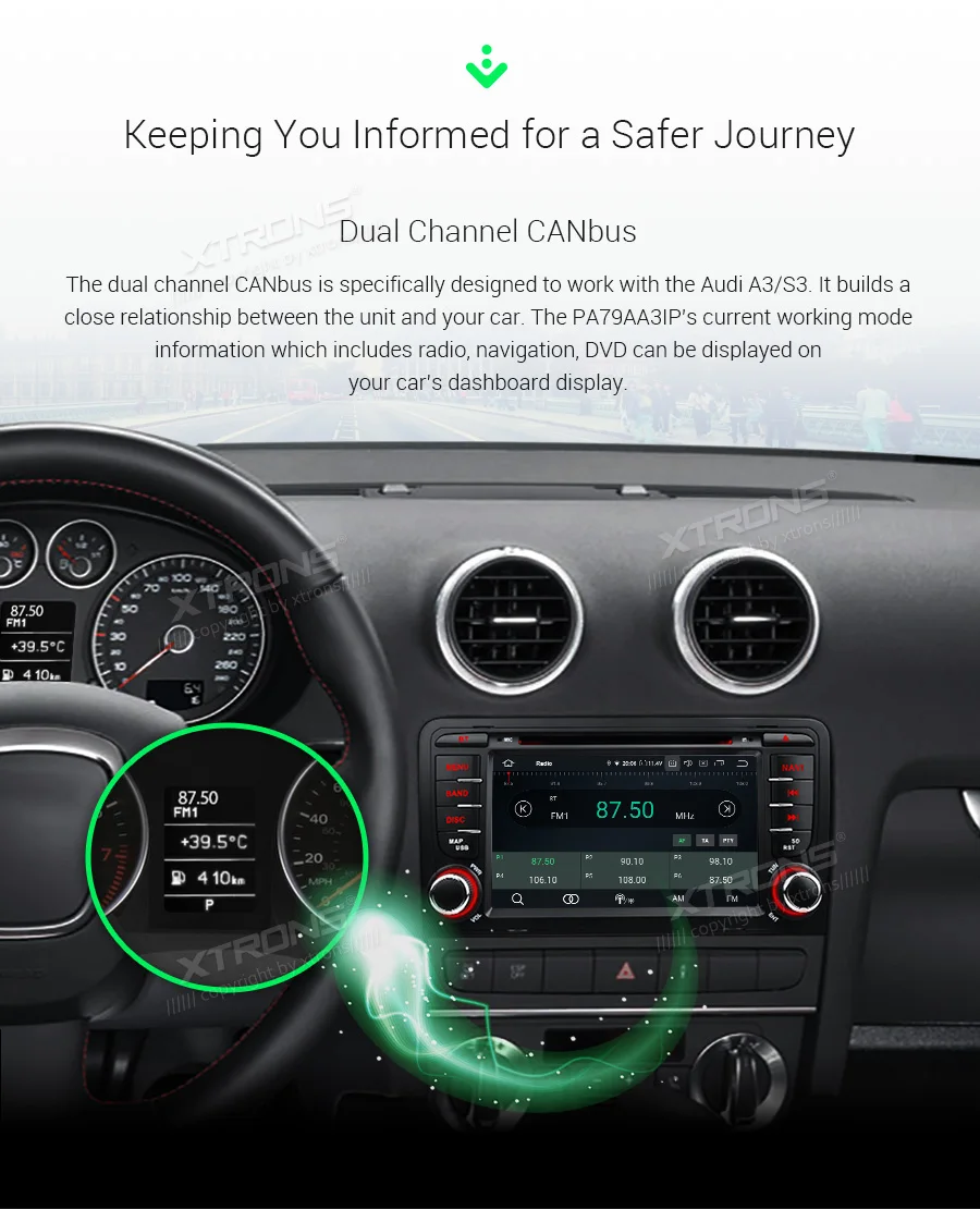 Sale XTRONS 7" Android 9.0 Car DVD Player for Audi A3 8P 2003 2004 2005 2006 2007 2008 2009-2012 S3 / RS3 Sportback Radio GPS TPMS 2 Sale XTRONS 7" Android 9.0 Car DVD Player for Audi A3 8P 2003 2004 2005 2006 2007 2008 2009-2012 S3 / RS3 Sportback Radio GPS TPMS 2