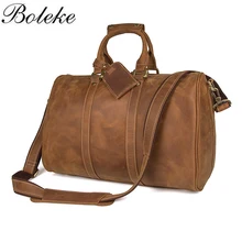 Брендовая мужская сумка-мессенджер Crazy Horse из натуральной кожи, 17 дюймов, винтажный портфель для ноутбука, повседневная сумка через плечо, 7707