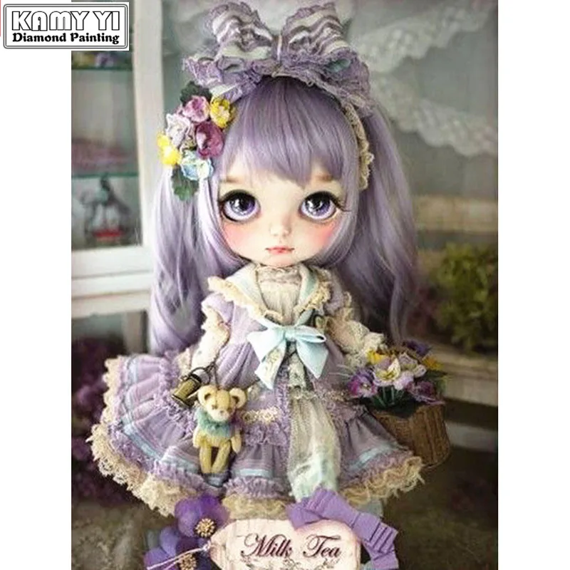 

Full Square/round Diamond Painting Doll 5d Diamond Mosaic Painting With Diamonds Cartoon Diamond Embroidery Decor Home YY