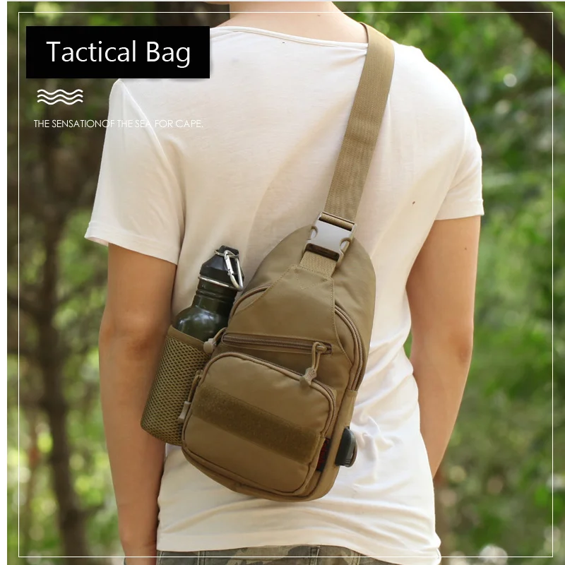 Tactical Bag Casual Office Tactical Chest Bag Single Shoulder Messenger Bag