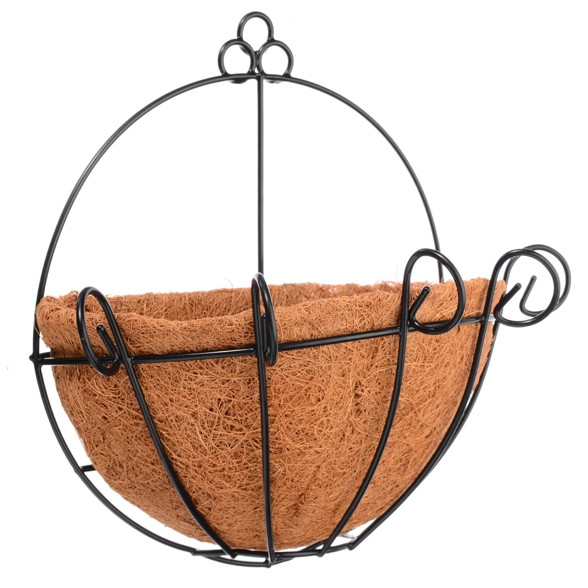 Metal Half Round Planter Wall DIY Hanging Planting Pot Decoration Flower Pots Garden Supplies Mayitr