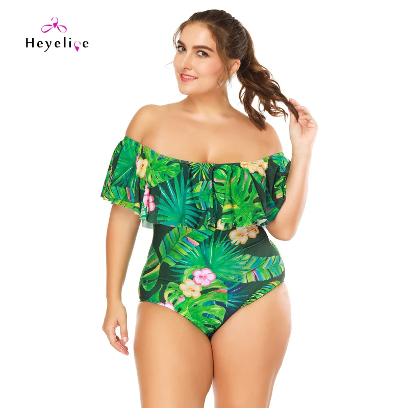 plus one piece swimming wear