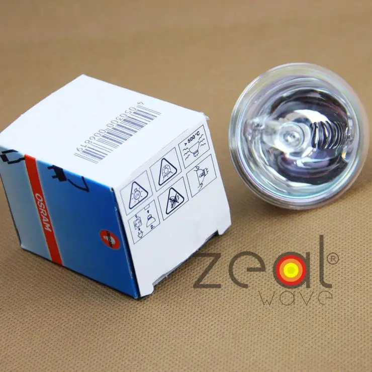 

2pcs/Lot Osram 64637 12V 100W,NAED 54223 Halogen Lamp,EBV LIF A1/271,Microscope Lighting,12V100W GZ6.35 Reflector Long Life Bulb