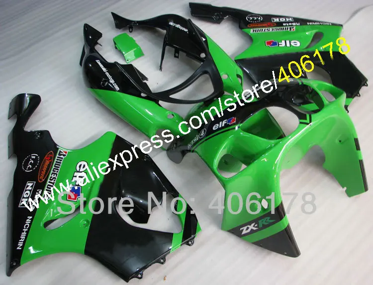 

Custom Popular ZX7R 96-03 ABS Body Kit Fairing For Kawasaki ZX7R Parts 1996-2003 Green Motorcycle Bodykits Fairings