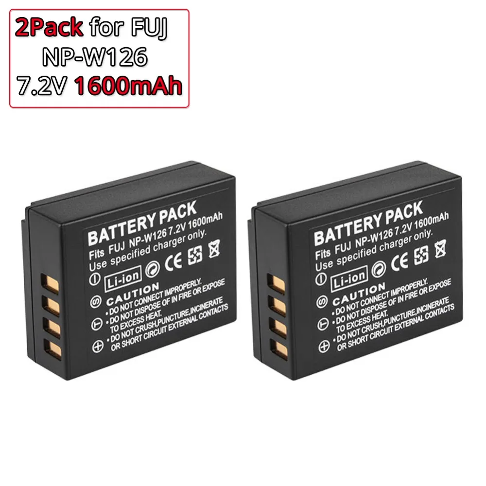 2 шт. Аккумулятор для камеры Fuji HS50 HS35 HS33 HS30EXR XA1 XE1 X100F в комплекте с аккумулятором