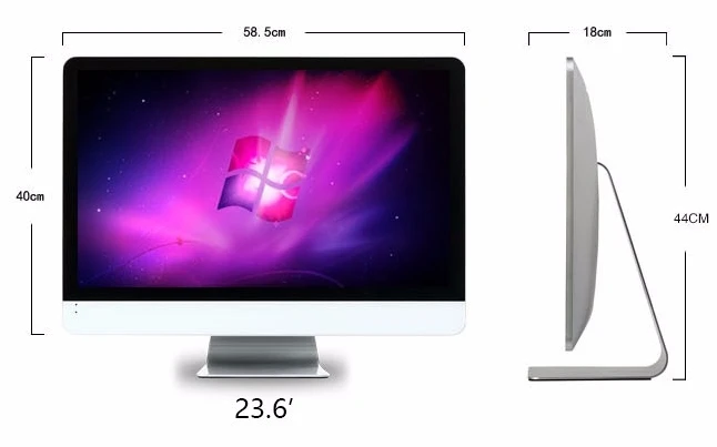 Китайский заводская цена 18 5 дюйма 21 23 Core i3 i5 i7 дешево все в одном Wi Fi