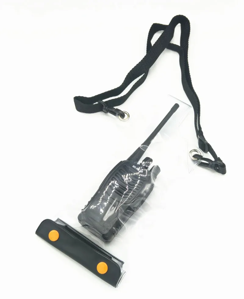 

Universal IPX8 grade waterproof bag containing lanyard interphone 10 meters diving set, general BaoFeng interphone