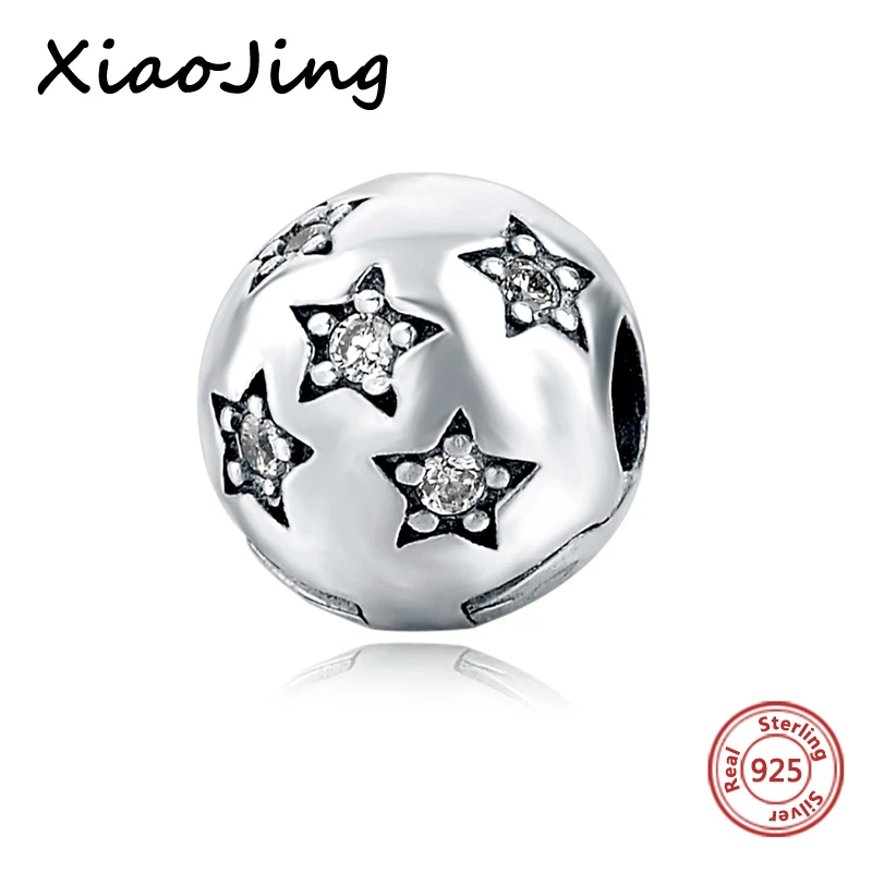 

New 925 sterling Silver Gypsophila CZ stone beads Fit Original European charm bracelet beads DIY Jewelry Making for women gifts