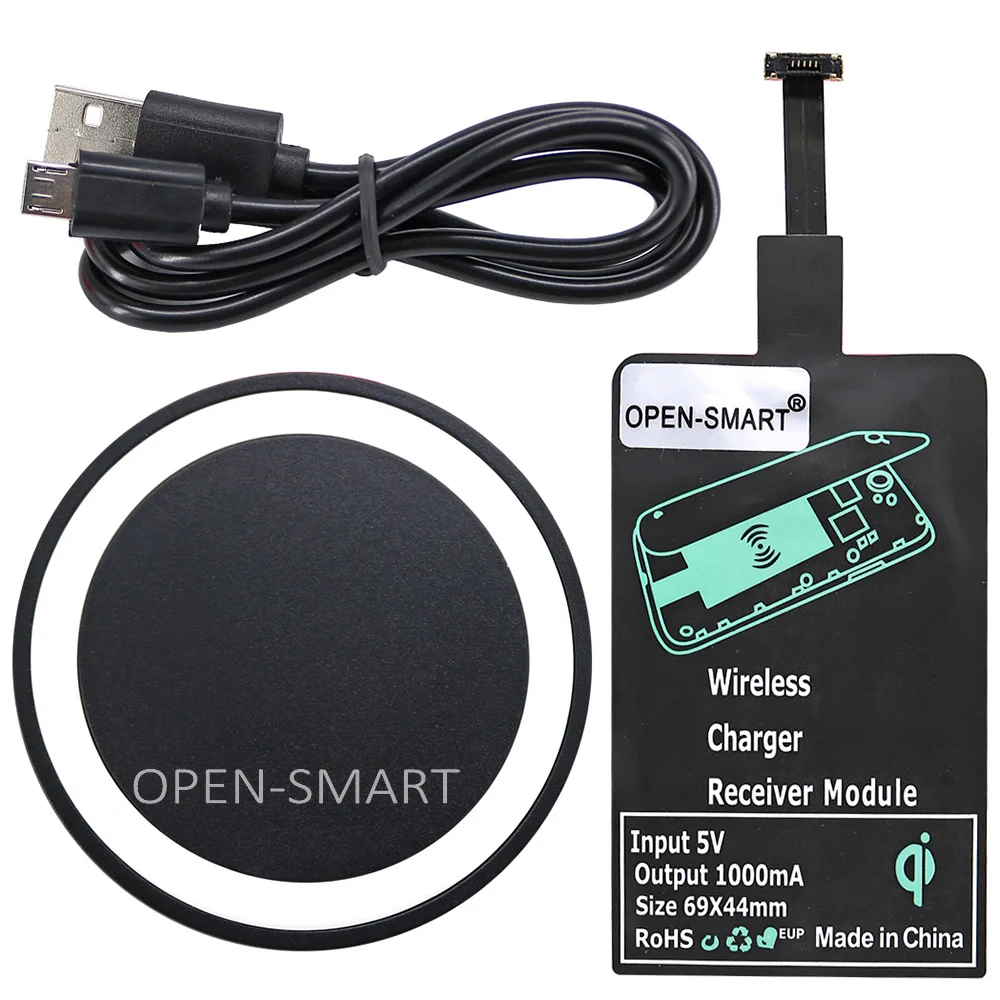 

Wireless Charger Kit w/ Transmitter / Receiver for Micro USB Android Phone