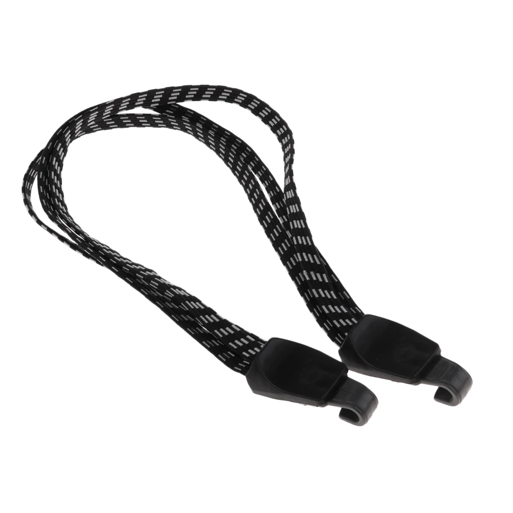 Bicycle Motorcycle Luggage Strap Elastic Bungee Rope Tie Fixed Suitcase Band with Plastic Hooks