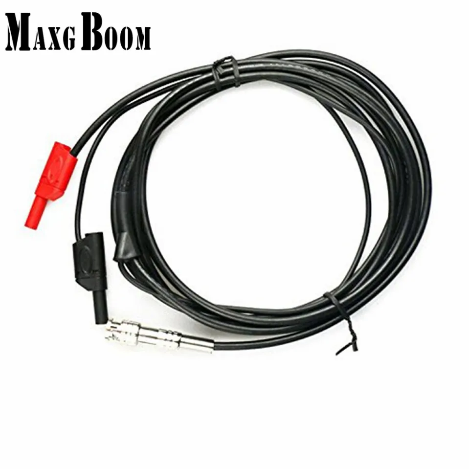 

Hantek Auto Test Cable Dual Banana Head Multipurpose Test Line BNC to Banana Adapter Cable Heavy Duty Auto Test Leads (HT30A)