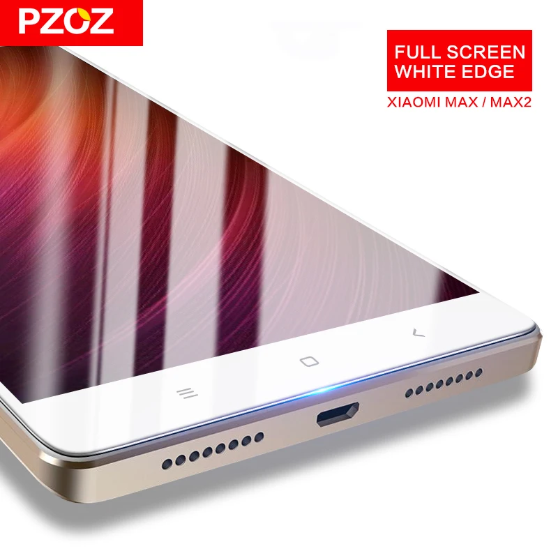 PZOZ для Xiaomi Mi Max 2 3 Закаленное стекло 9h крышка Экран Защитные пленки протектор Max2 Pro