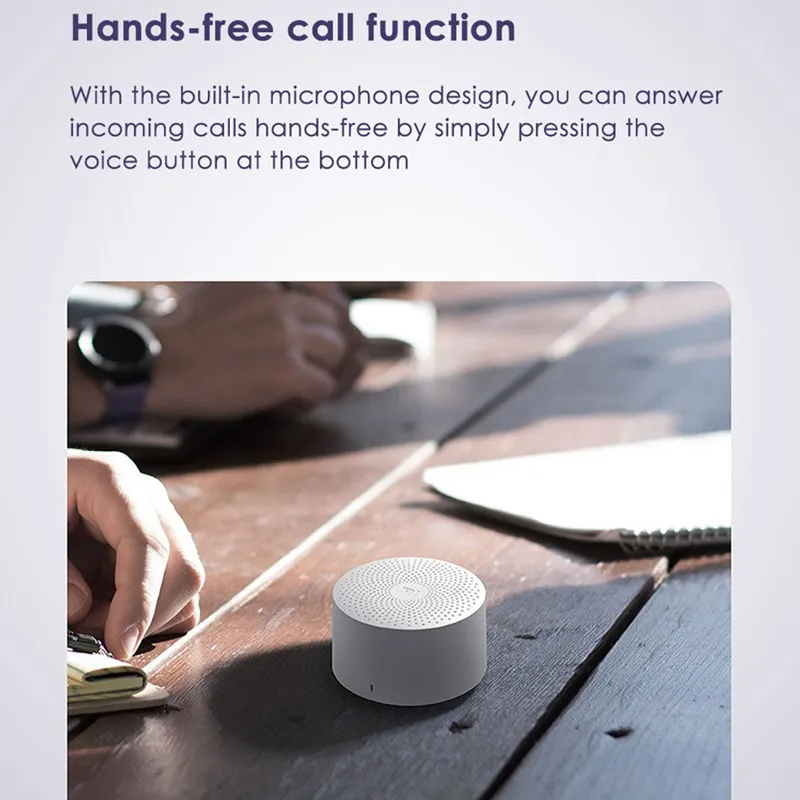 Xiaomi AI Bluetooth динамик мини беспроводной HD качество портативный динамик Колонка микрофон громкой связи AI Bluetooth 4,2 звуковая коробка