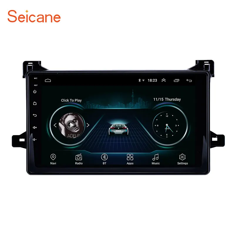 

Seicane 9 inch 2din Android 8.1 HD Touch Screen car Radio gps for 2016 Toyota Prius support WIFI Bluetooth DVR Rearview camera