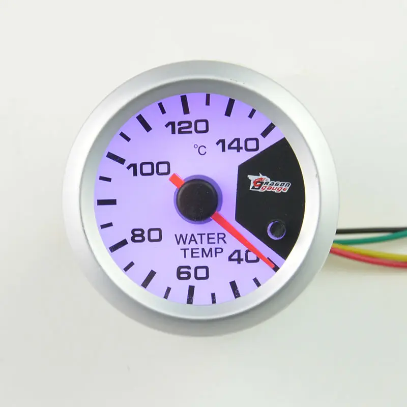 52mm Auto water temperature gauge Auto gauge water temp meter colorful