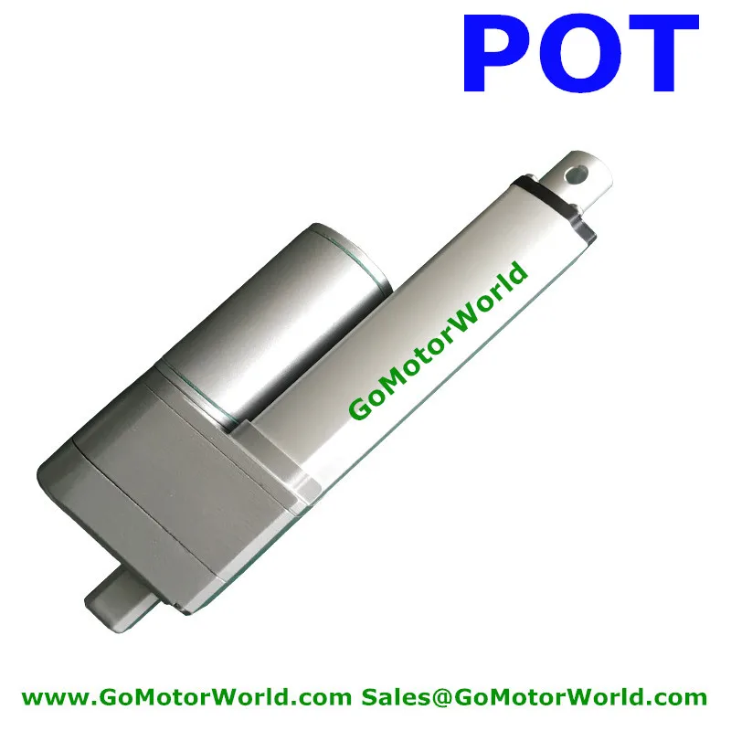 Carga de Sinal Linear com Potenciômetro 12 v 100mm Avc 10 Mm e s Velocidade 1000n 100 kg à Prova d’ Água dc Atuador Pot Feedback