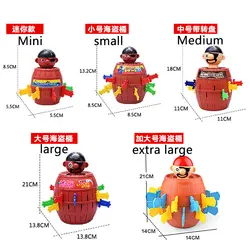 [Новинка] 5 стилей супер пират-всплывающий пират игра пиратский ведро игра игрушки аккуратная детская доска игрушки новинка забавная