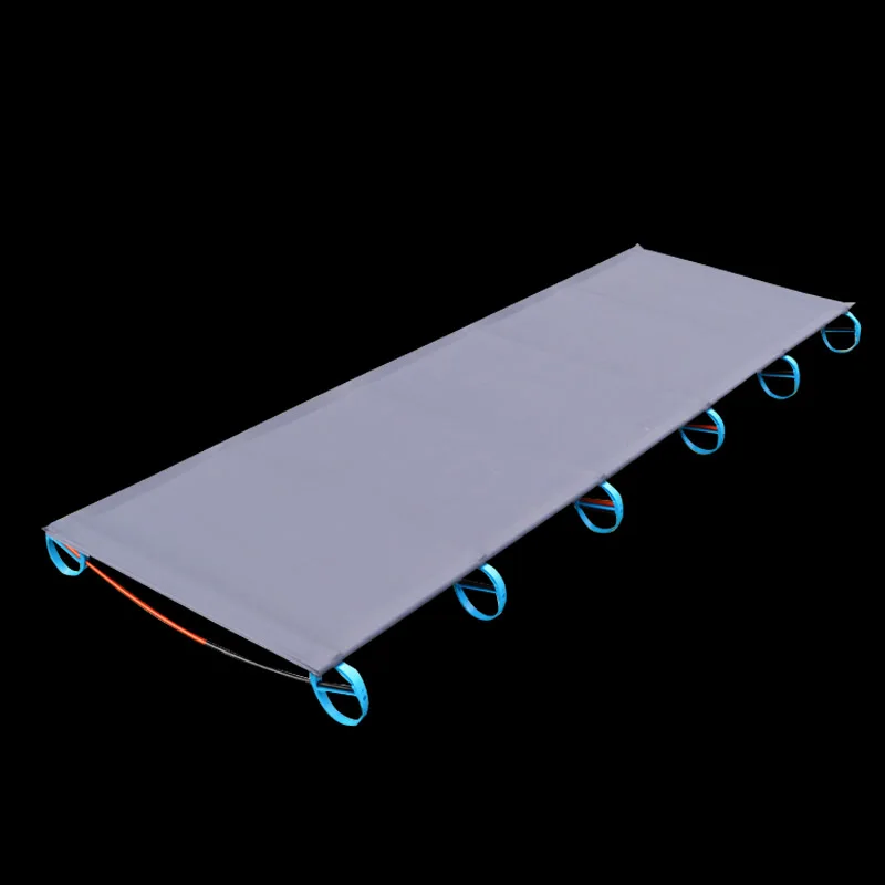 Горячая Распродажа коврик для кемпинга Сверхлегкий крепкий удобный портативный складной тент кровать кроватка спальная уличная походная кровать алюминиевая рама
