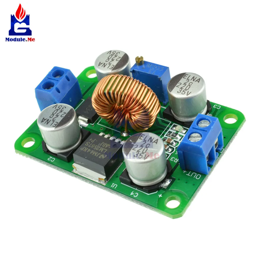 

DC-DC 3.5V-30V To 4V-40V Step Up Power Supply Module LM2587 Adjustable 5A Boost Converter Voltage Regulator Board For Arduino