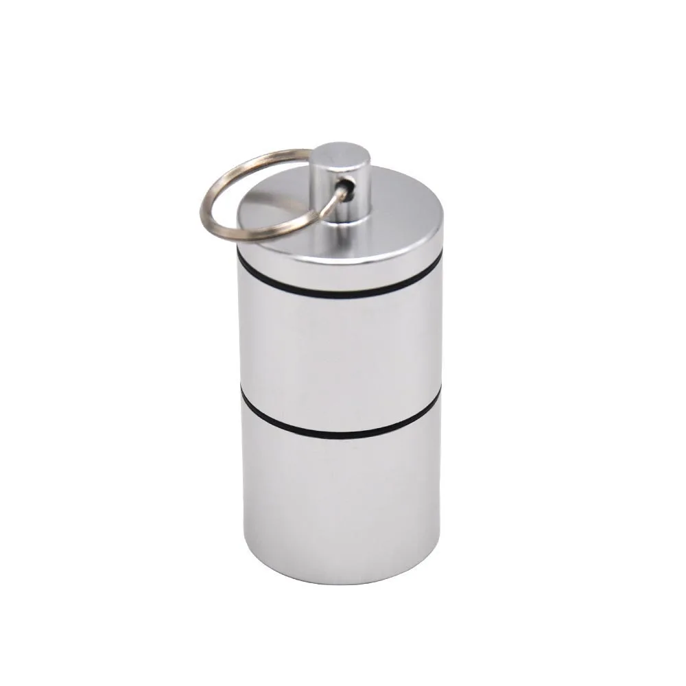 HORNET Stash Jar-герметичный, устойчивый к запаху алюминиевый контейнер для специй с 2 слоями, чехол для табака "вы можете собрать его самостоятельно" - Цвет: Sliver