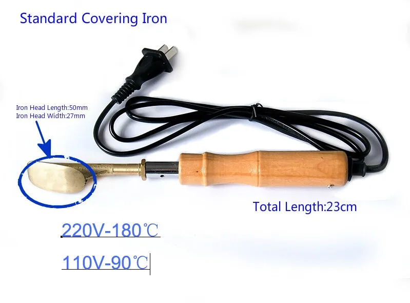 RC Electric Iron with Wooden Handle Iron RC Aircraft Covering Tools