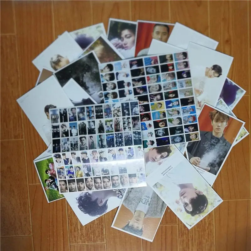 Youpop KPOP EXO зимний специальный альбом Universe BAEKHYUN KAI 30 открыток 30 небольших 120 наклеек k-pop фото карты поделиться почтовыми картами