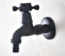 Black Oil Rubbed Bronze Bathroom Single Cross Handle Washing Machine Faucet /Garden Water Tap / Laundry Sink Water Taps mav340 Black Oil Rubbed Bronze Bathroom Single Cross Handle Washing Machine Faucet /Garden Water Tap / Laundry Sink Water Taps mav340
