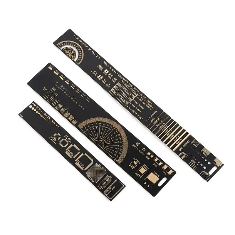 

PCB Ruler For Electronic Engineers Resistor Capacitor Chip IC SMD Diode Transistor Package Electronic Stock 649E
