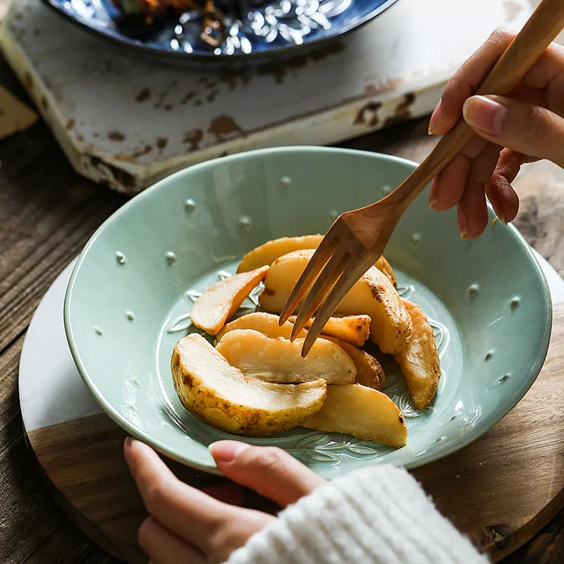 Съедобные тарелки. Тарелка для пасты и салатов. Branch and Bowl.