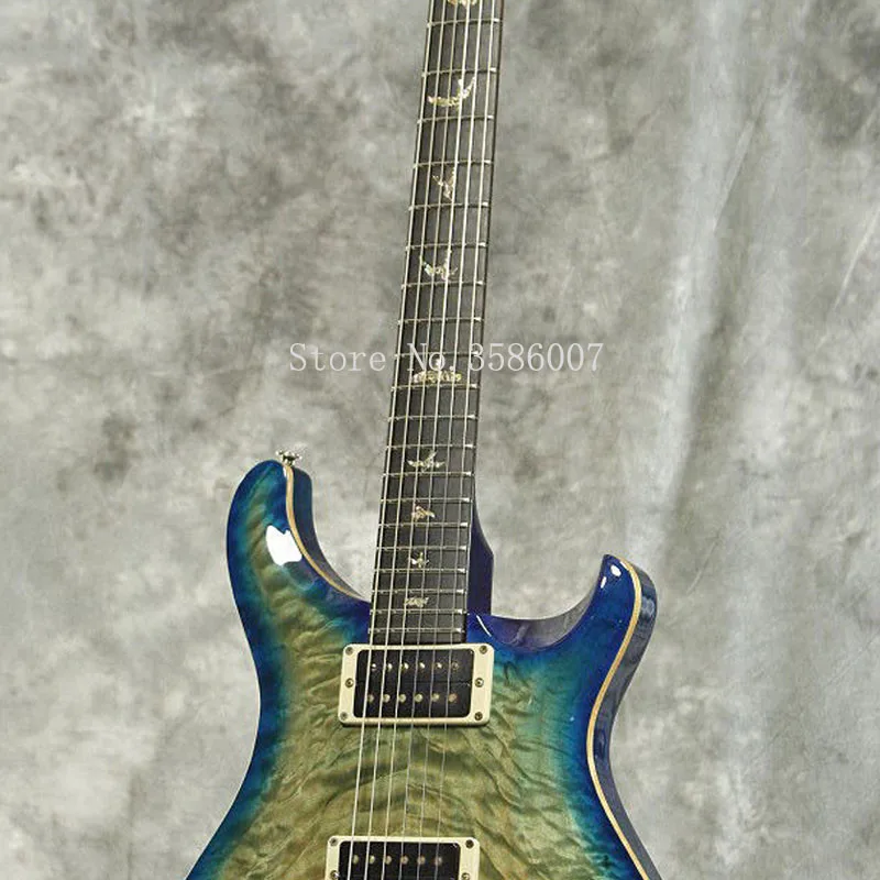 Бесплатная доставка/китайский гитарный s Custom Shop/пляжный синий/корпус из красного